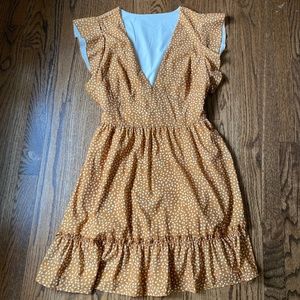 Meikulo Ruffle Sleeve Dress